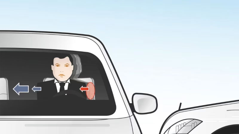 Hệ thống bảo vệ va chạm bên hông PRE-SAFE® Impulse Side